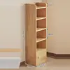 Estantería de Madera Maciza Estante de Almacenamiento Sala de Estar de Pie Simple Infantil Librero Hogar Multicapa Dormitorio Estudiante Oficina Almacenamiento