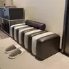 Novo modelo de banco para trocar de sapatos na entrada para apartamentos pequenos, sofá banco longo para área de descanso em casa na sala de estar, banco longo criativo e único