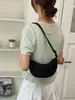 Bolsa transversal moderna e simples para o dia a dia de mulheres, nova bolsa de ombro casual e única estilo Ins 2026, bolsa de bolinho de alta estética e tendência