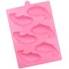 Venta al por mayor Spot Kuaishou Hielo Molde de Silicona de 6 Piezas Pez Carpa Molde de Pastel de Silicona Molde de Yeso Molde de Grado Alimenticio