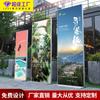 Expositor Liping de 80 x 180 mm, de aleación de aluminio, vertical, de doble cara, para carteles, letreros verticales, venta al por mayor