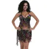 Conjunto de Lentejuelas y Borlas de Danza del Vientre de Halloween Transfronterizo Set de Baile de Lentejuelas Hot-Selling para Discoteca Comercio Exterior