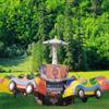 Suministro de Crazy Car Flying, Equipo de Atracciones de Coche Saltarín, Diversión al Aire Libre e Instalaciones de Entretenimiento para Niños