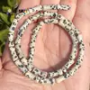 5x 12mm contas naturais longas de jade de bambu, calcedônia, ágata, olho de tigre, materiais de produção de acessórios para joias DIY