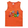 Colete de Verão Infantil 2026 Estilo Coreano Algodão Casual Camiseta Interna Absorvente de Suor Roupa Externa Esportiva Moletom Sem Manga para Meninos