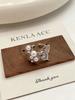 Anillo de Plata de Ley con Perla y Mariposa para Mujer, Moda de Nicho, Anillo Abierto Único, Anillo Minimalista para Dedo Índice, Nuevo Modelo 2024