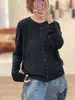 Suéter Pulóver de Punto Nuevo Otoño/Invierno 2026, Cuello Redondo, Color Sólido, Manga Larga, Corte Holgado, Versátil, Tejido Elegante, Cárdigan Básico para Mujer