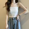 Tejido de punto caqui de un solo hombro, suave y perezoso, para mujer, tejido de punto texturizado irregular de otoño, top holgado