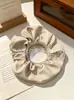 Elásticos de Cabelo Vintage de Couro Estilo Francês, Scrunchies Transfronteiriços Estilo Antigo com Toque de Luxo, Suprimentos para Joias, Em Estoque para Atacado