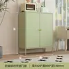 Balcón de cocina, comedor, mueble de vino de lujo ligero, mueble de almacenamiento para té y bebidas, mueble de almacenamiento simple, vajilla, sala de estar de hierro forjado estilo nórdico