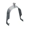 Abrazadera de pared 20, abrazadera para tubería galvanizada, abrazadera de sillín, abrazadera para tubería con base
