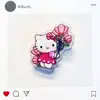 Buquê de Flores Sanrio Family Acrílico Tema Desenho Animado Clipe PP Multifuncional Suporte Vertical para Documentos e Anotações para Estudantes