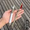 . Ciudad de Longquan Mini Espada Espada de Bolsillo Espada Han Antigua Rey de Qin Espada del Rey Yue Luna Rota Arcoíris Residual Cuchillo Corto Sin Filo