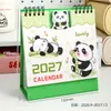 Calendario 2027 Diseño Lindo de Dibujos Animados Calendario de Escritorio en Relieve Año del Caballo Cuaderno de Escritorio Calendario Diario