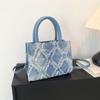 Bolso Pequeño con Patrón de Diamantes para Mujer, Nuevo Tendencia 2026 Elegante Simple Estilo Coreano Chic Bolso Cruzado