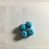 Accesorios de turquesa magnesita de porcelana alta Wen play cuentas sueltas lisas cuentas de diamante cuentas superiores DIY pulsera de mano al por mayor