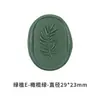 Novo Produto Selos de Cera Adesivos com Plantas Verdes, Folhas Verdes, Folhas de Oliveira, Carimbos de Selo de Cera, Adesivos para Selar Envelopes de Convite, Atacado de Fábrica