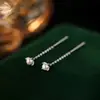 Pendientes de Plata de Ley S925 con Cuentas Pequeñas de Concha Pendientes de Perla de Lujo Accesible Femeninos Pendientes Retro Franceses de Alta Gama Venta al por Mayor