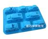 Molde de bolo de silicone DIY molde de desenho animado molde de carro bonito sabão artesanal ferramenta abrasiva modelo de carro esportivo