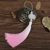 Accesorios de joyería DIY materiales hechos a mano materiales para pasador estilo antiguo flor de loto borla fleco con cuentas colgante paquete de material de borla