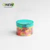 Frasco sellado para alimentos de PET de 260 ml con tapa de rosca botella de plástico transparente frasco para pastel de fruta confitada botella de empaque de medicina tradicional china polvo de panax ginseng
