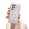 Venda Quente Tela Cheia Rosa Fresco Tulipa S25ultra Capinha de Celular Feminina GalaxyS26 Transparente Macia