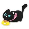 Crocs Gato Negro Pequeño Creativo Pvc Flor de Zapato Suave Hebilla Decorativa Removible Gato DIY Accesorios para Zapatos Venta al Por Mayor Transfronteriza