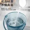 Balde Doméstico para Armazenamento de Água Uso Balde de Plástico Espesso Balde Pequeno Portátil para Lavanderia Uso Dormitório Estudantil Transparente de Luxo Leve com Tampa