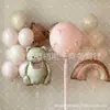 Producto Nuevo Más Vendido en Amazon Estilo Ins Globo de Película de Aluminio con Lazo Accesorios para Fotos Decoración de Fiesta de Cumpleaños