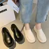 Nuevas zapatillas versátiles para exteriores de primavera y verano, zapatos de mujer de moda, zapatos de plataforma de suela gruesa, medias zapatillas cerradas para aumentar la altura para mujer 2026