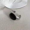Pulsera Ovalada de Diseño de Nicho con Apertura Grande para Piedra Preciosa Pulsera Pesada para Mujer