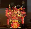 2026 Año Nuevo del Caballo Papel para Ventana Adhesivo Estático Carácter Fu Pegatina para Puerta de Cristal Festival de Primavera Decoraciones de Año Nuevo Adornos Ceremonia