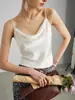 Camisola de Seda para Mujer 2026 Primavera/Verano Nuevo Versátil Color Sólido Ropa Interior para el Trabajo Top de Seda de Morera