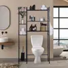 Estante de Inodoro Personalizado Transfronterizo Estante de Almacenamiento para Baño Estante de Baño para Inodoro de Pie Desmontaje y Montaje Estante de Almacenamiento para Lavadora