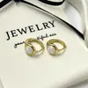 Brinco de Argola Redondo de Opala Único ~ Banhado a Prata S925 Ouro 18K Design Colorido de Nicho Argola de Orelha Masculina e Feminina Sensação Avançada