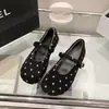 Zapatos planos versátiles, estilo Mary Jane de punta poco profunda 2026, diseño de lunares estilo coreano, nueva colección de otoño