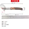 Procesamiento PersonalizadoNavaja Plegable de Acero de Damasco, Hoja de Acero Sándwich, Cuchillo Llavero Afilado de Alta Dureza para Exteriores