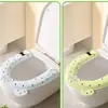 Alfombrilla Limpia Enjuague Rápido Cuatro Estaciones Impermeable para Baño Alfombrilla para Inodoro Cojín del Asiento Lavable Multifuncional Práctica Portátil