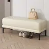 Banqueta de Cambio de Zapatos de Lujo Ligero Banco para Puerta de Casa Taburete para Ponerse Zapatos Moderno Sencillo Vestidor Taburete Bajo Taburete al Pie de la Cama