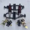 Accesorios para Kart de Playa de Cuatro Ruedas DIY Brazo de Suspensión Delantero Sin Freno, Brida de Tres Agujeros Ensamblaje Completo