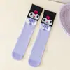 Meias de panturrilha femininas Sanrio verão malha respirável doce desenho animado meias femininas acima do joelho meias infantis estilo coreano