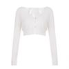 Nuevo Traje Dulce Secreto de Otoño para Mujer, Sexy de Punto con Cuello en V, Chaleco de Punto Corto