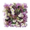 Fornecimento transfronteiriço de decoração de casamento de primavera simulação de parede de flores Monet paisagismo de jardim 3D parede de flores artificiais fileira de flores artificiais