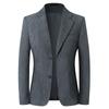 À Pronta-Entrega Transfronteiriço Cor Sólida Terno Masculino Novo Principal Lançamento Tamanho Grande Casual Jaqueta Blazer de Veludo Cotelê Tamanho Grande