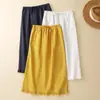 Nueva Falda Casual de Color Sólido para Mujer en Verano con un Diseño Elegante, Dobladillo Fruncido, Dobladillo con Cordón que Rejuvenece y Efecto Adelgazante