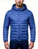 Chaqueta de algodón de invierno para hombre transfronteriza, abrigo corto de algodón casual moderno para hombre, prenda exterior de algodón con capucha ligera y cálida para hombre