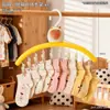 Varal de Secar Roupas Multi-Clipes em Formato de Gato Gordo Pequeno para Uso Doméstico, Varal de Secar Meias e Roupas Íntimas, Ferramenta Multifuncional de Armazenamento de Roupas Pequenas