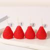 Vela de aromaterapia de morango artesanal de celebridades criativas da Internet Atacado Vela de aroma de estilo doméstico Ornamentos de presente de mão de casamento
