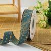 Estrella Cóncava y Convexa Estampado en Caliente Ola de Estrellas Mezclilla Manchada Cinta Moño DIY Accesorios para el Cabello Cinta Creativa para Empaque Cinta