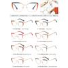 95379 moda Nuevos Gafas para Dama Anti-luz azul sin maquillaje estilo colorido marco doble color espejo óptico se puede equipar con espejo de aumento